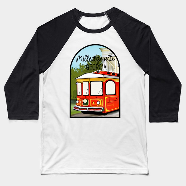 Milledgeville, Georgia Baseball T-Shirt by DRHArtistry